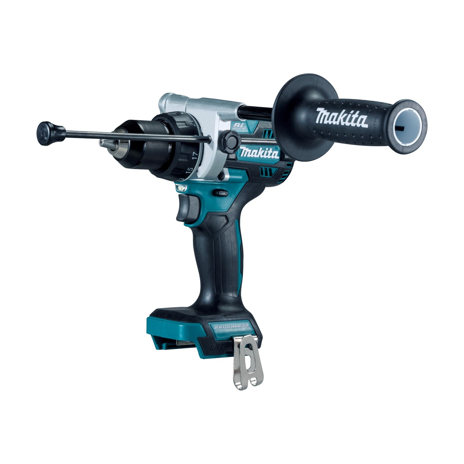 Makita DHP492Z 18V Li-ion LXT Brushless Combi Drill, Batteries and Charger No...