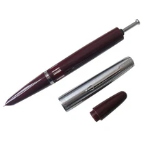 138mm Wing Sung 601 Steel Cap Vacumatic Fountain Pen F Nib 0.5mm Ink Pen A