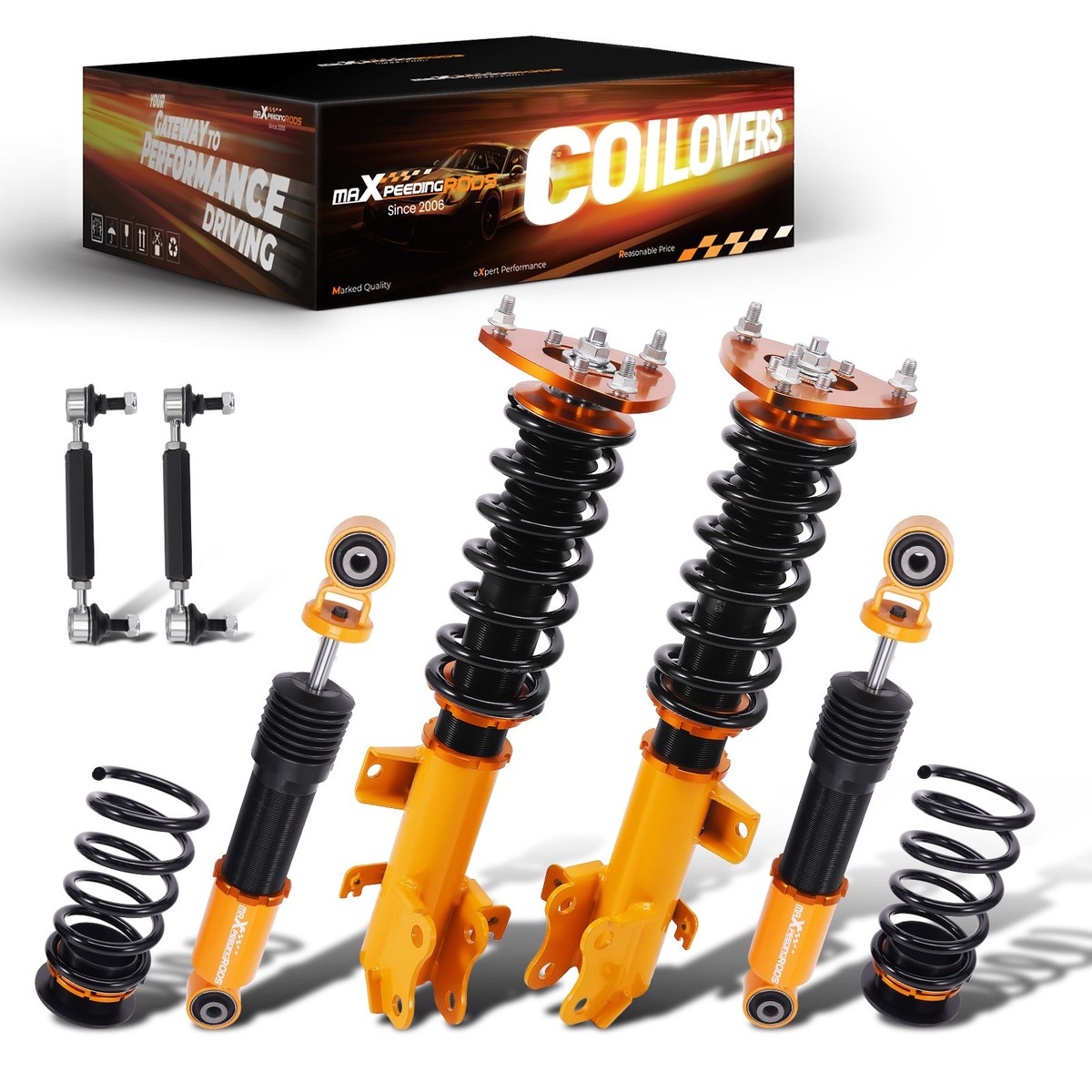 Kit Suspensions Coilovers GODSPEED 32 Voies Pour Honda Odyssey 2005-2010