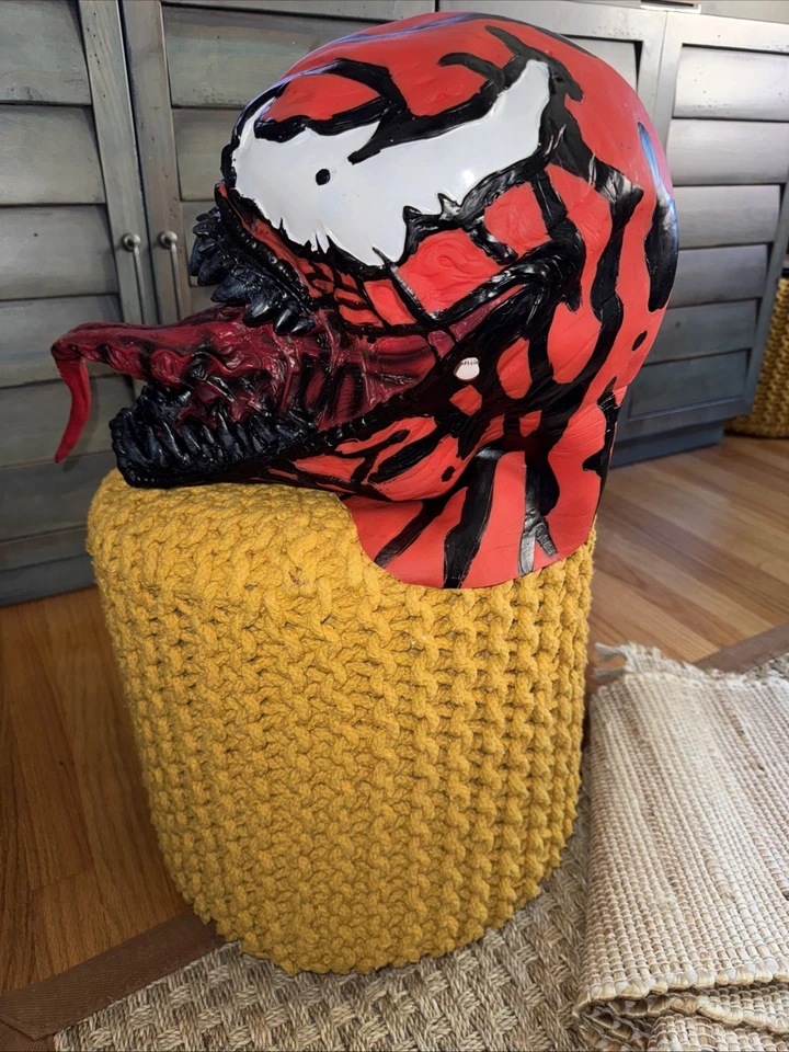 Marvel Carnage Mask Disguise 2012 Comic Latex Halloween Costume Cosplay - Image 4 of 4