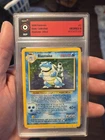 1999 Pokémon Base Set Unlimited Holo Blastoise trading card Degree 0 RIP