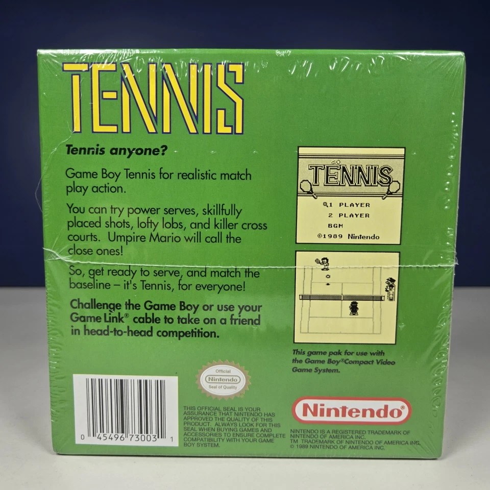 Tennis Original Nintendo Gameboy Player's Choice Factory Sealed - Image 2 of 4