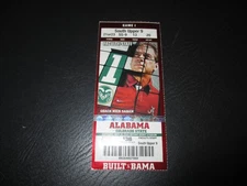 Alabama Crimson Tide v Colorado State football ticket - Sept 21, 2013 Nick Saban