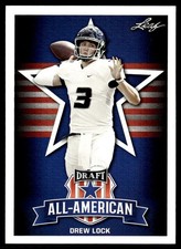 2019 Leaf Draft Drew Lock Rookie Denver Broncos #75