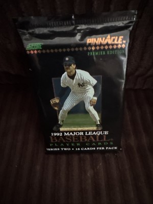 New 1992 Score Pinnacle BASEBALL CARD Ny Yankees Pinstripe DON MATTINGLY On Pack