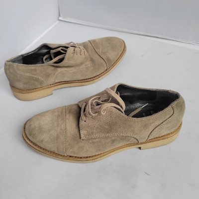 Bata Real Leather Suede Womens Shoes Size 38 Us 7.5