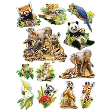 LaFayette Puzzle Factory™ Jungle Selfies Multi-Shaped Jigsaw Puzzle