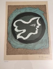 Die Friedenstaube von Georges Braque Top Zustand FarbLithographie Signiert