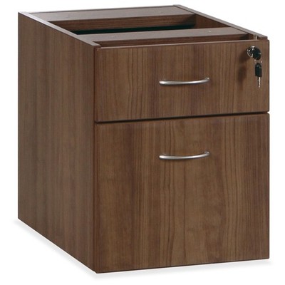 Lorell LLR69987 Walnut Laminate Pedestal 16''W x 22''D x 21''H