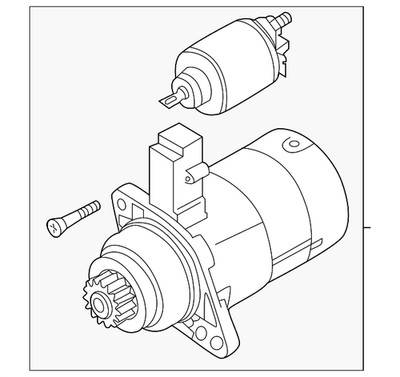 Genuine Volkswagen Starter 02M-911-022-FX