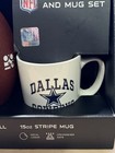 New! Logobrands Official NFL Dallas Cowboys Football and Mug Set-Will box ship2U — photo 3