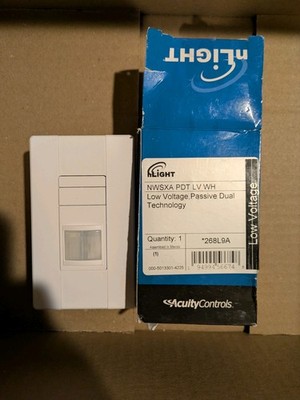 Acuity NWSXA PDT LV WH Low Voltage Swith