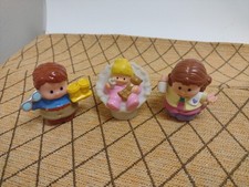 3;FiPrice Little People Happy Sounds Home  Mom W bottle  Dad  W Coffee & Baby 
