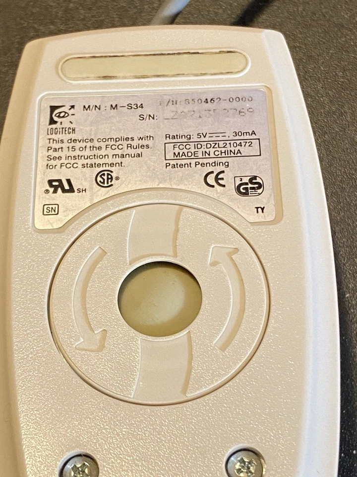 Logitech PS/2 Wired Mouse - Image 4 of 4