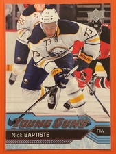 2016-17 Upper Deck Nick Baptiste Young Guns Rookie RC #477 Hockey Buffalo Sabres