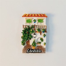 Spagna Cordova Case Residenziali Souvenir Turistico Resina 3D Frigo Calamita Artigianale