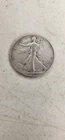 1939 Silver Walking Liberty Half Dollar Coin Stacking