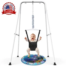 Saltador para bebé con soporte, hamaca para bebé, fácil de instalar NUEVO US