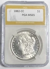 1882 CC "MS/BU HIGH GRADE CC" - CRISP WHITE, REV LOOKS PL, HI PTS, HAIR, REV💥 ✅