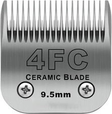Detachable Pet Dog Clipper Blades,Compatible with Andis Size 4FC Cut Length 3/8"