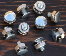 Vintage Schwinn Bicycle Fender Brace Rivet Screws Nuts Bolts Phantom Bike Krate