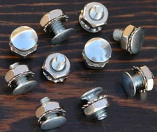 Vintage Schwinn Bicycle Fender Brace Rivet Screws Nuts Bolts Phantom Bike Krate