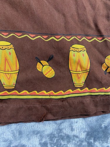 Camicia seta Tommy Bahama uomo L marrone conga ragazza danza hawaiana elasticizzata spiaggia - Foto 4 di 6