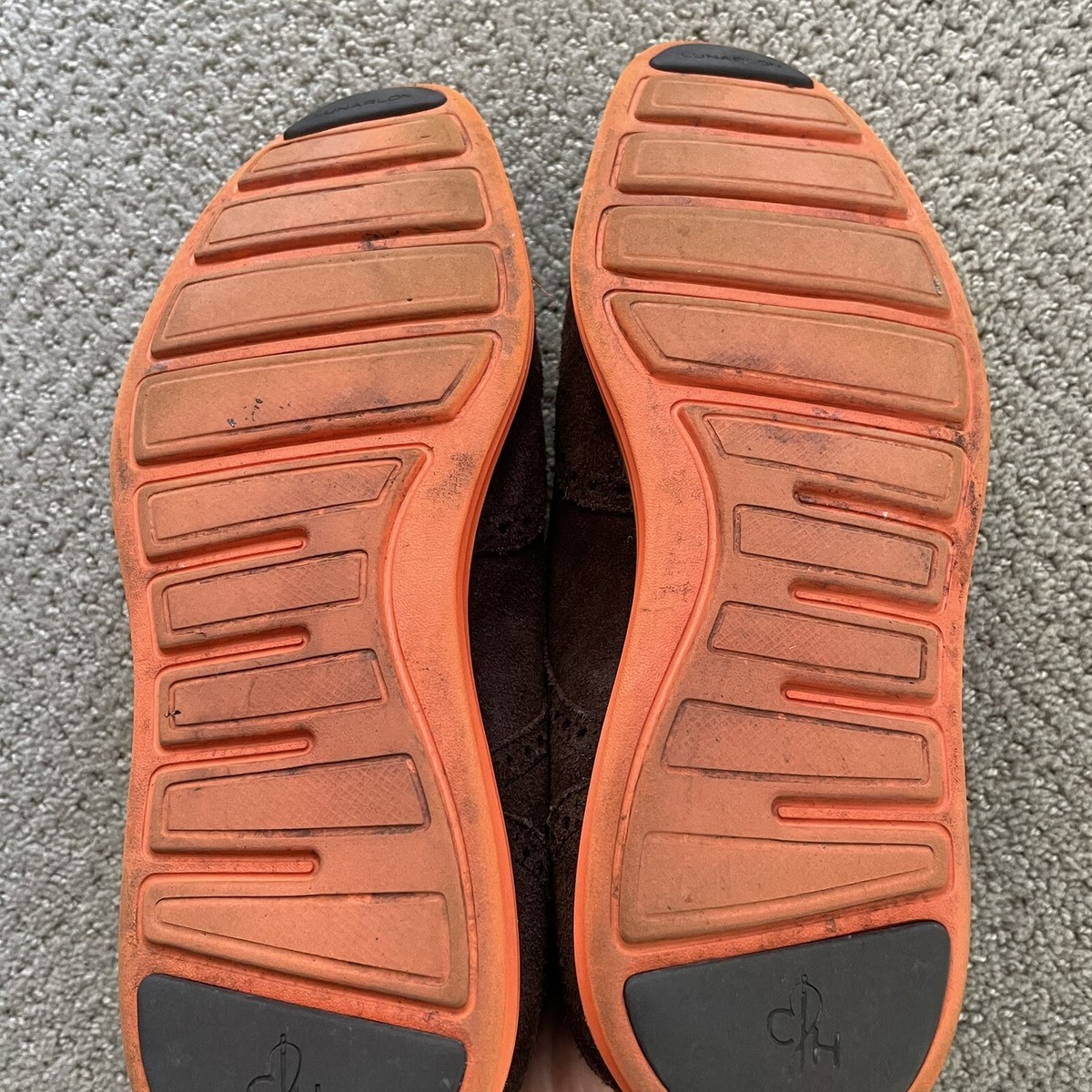COLE HAAN LUNAR GRAND WINGTIP SUEDE BROWN AND ORANGE OXFORD SIZE 9 Cole Haan LunarGrand Suede Wingtip Oxfords | Mercari main image 3