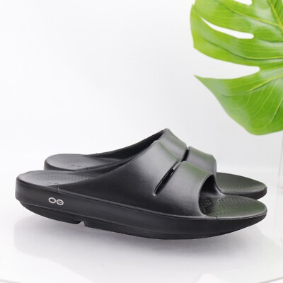 Mens size 9 oofos sandles OOFOS Ooah Sport Flex Unisex Shoes, Size 9, Slate Color  main image 3