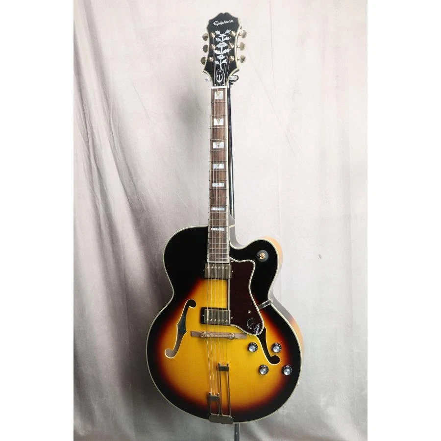 Epiphone Broadway Vintage Sunburst electric guitar with gig bag eBay