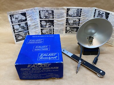 Kalart COMPLETE Vintage Flash Unit with 5