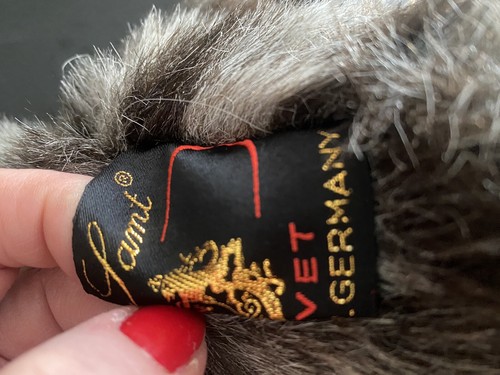 Affe Plüsch Selten Rar Viersener SamtVelvet made In Germany ca.30 cm - Bild 7 von 8