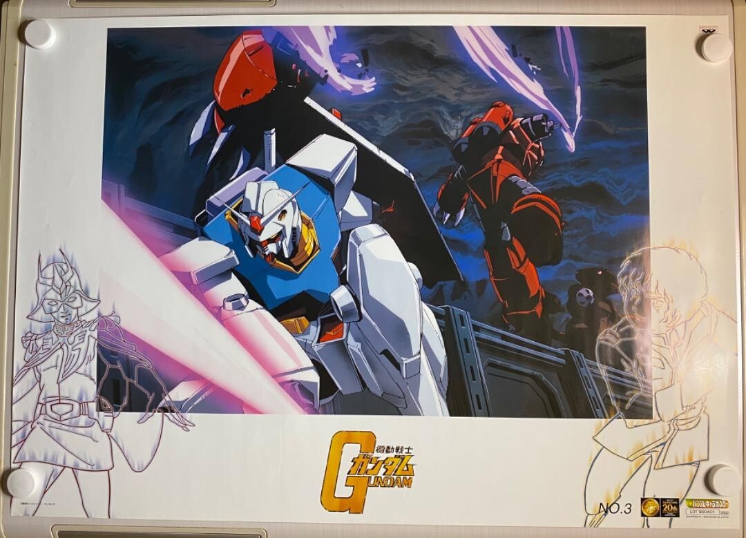 機動戦士ガンダム 20th anniversary B2ポスター 非売品 Original 機動戦士ガンダム 20th anniversary B2ポスター 非売品 Original
