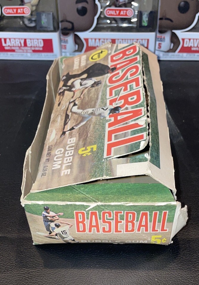 1968 Topps Baseball Card Display Box, Mickey Mantle On Display eBay