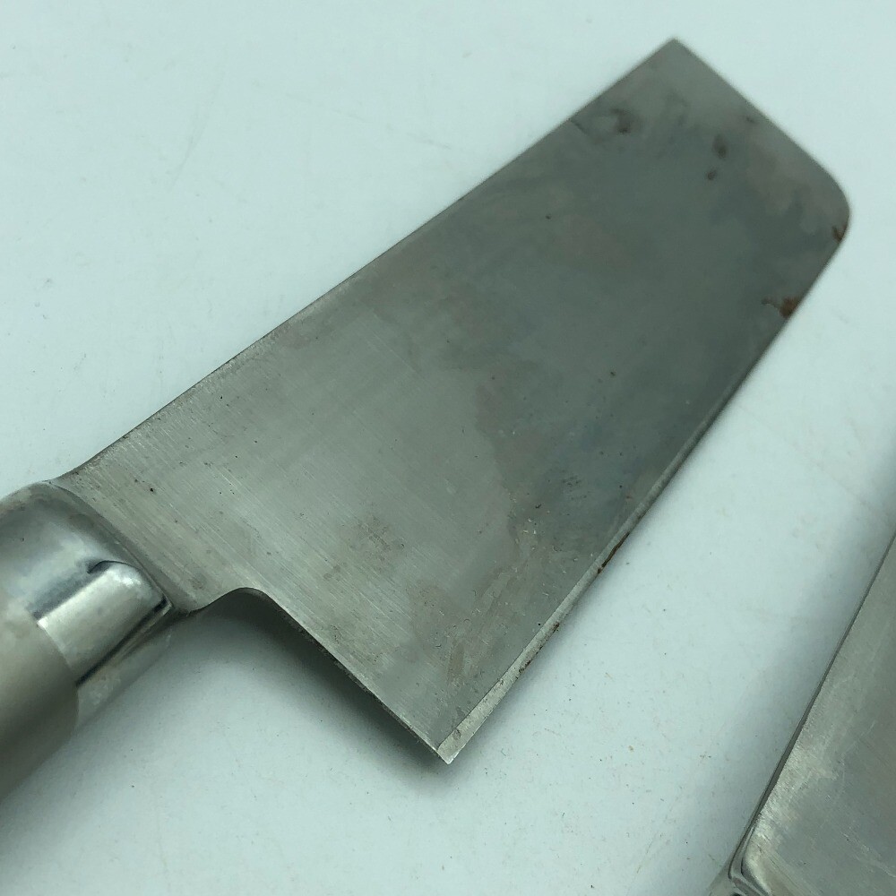 Cooking iron man Hiroyuki Sakai knives Santoku 11.6"" / Leaf Cutting 11