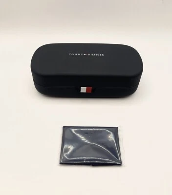 Tommy Hilfiger Sonnenbrillenetui nagelneu mit Putztuch 15,5x7x3,5 cm