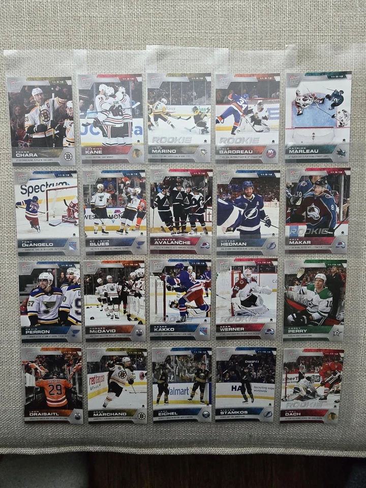 2019-20 Topps NOW NHL Stickers Complete Set 1-207 + All-Star and Chase Sets - Image 4 of 4