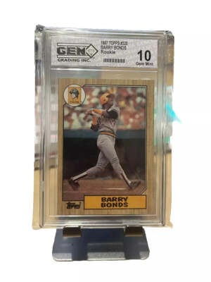 1987 Topps #320 Barry Bonds RC Pittsburgh Pirates GEM 10 B182