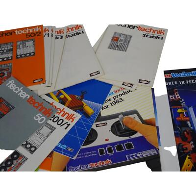 FischerTechnik Hobby Catalogs Experiments Vehicles Robotics Science Construction
