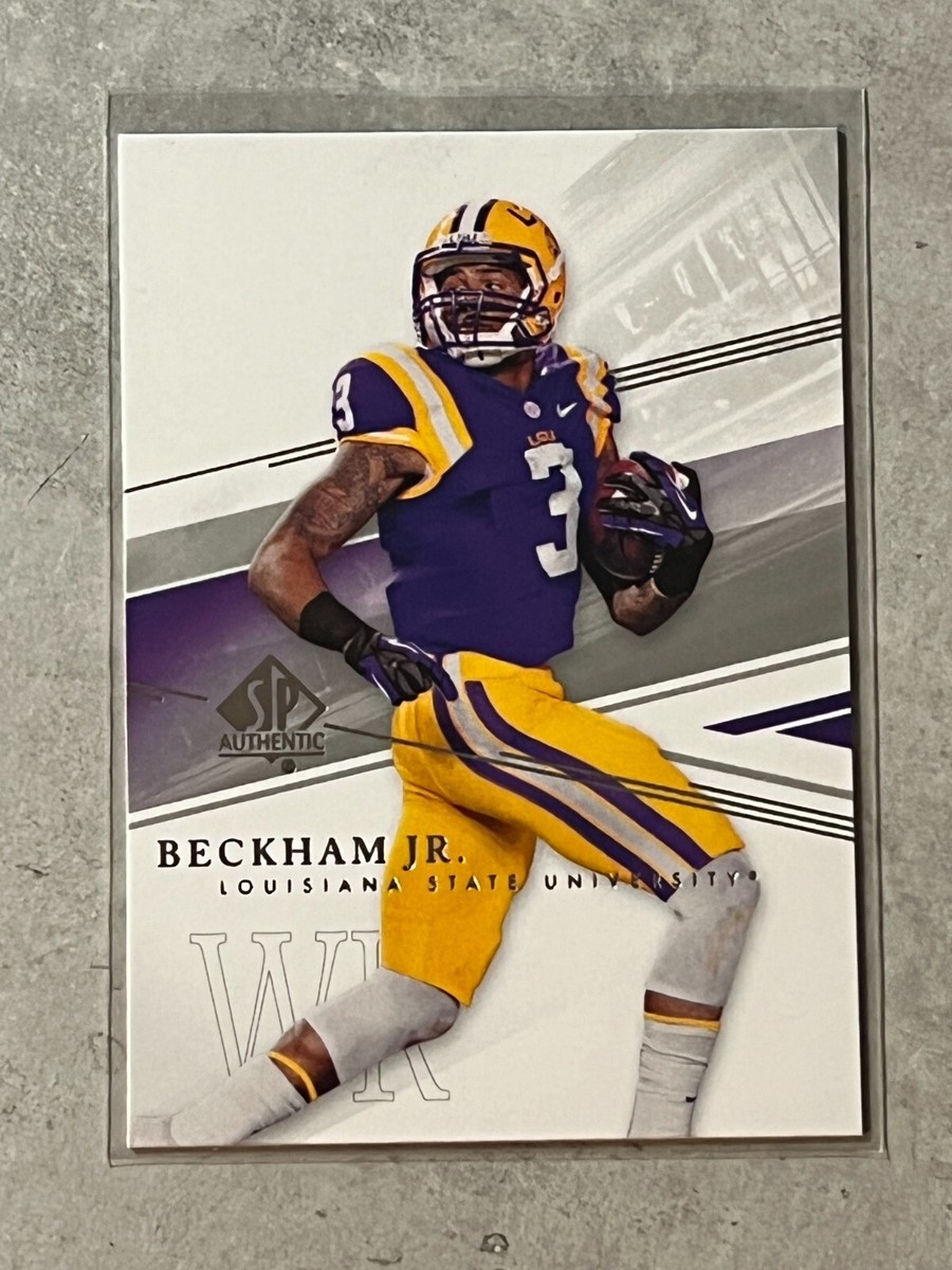 2014 SP Authentic Odell Beckham Jr SP Rookie RC #121 LSU New York