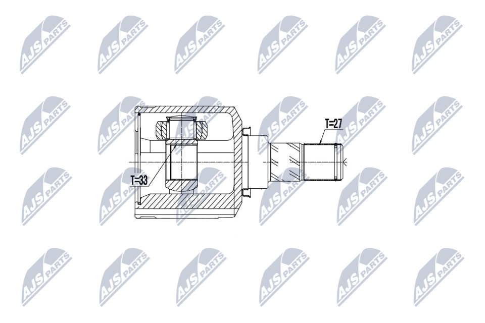 JOINT KIT DRIVE SHAFT NPW-MS-052 FOR MITSUBISHI 4B10 1.8L 4J11/4B11 2.0L 4cyl - Image 5