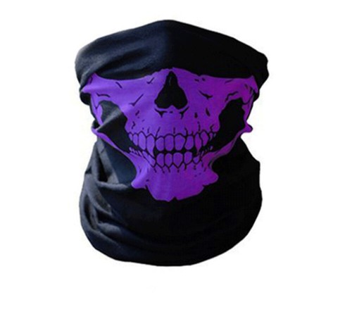 Halloween Skull Face Mask Balaclava Tube Bandana Cover Snood Neck Gaiter Scarf - Picture 19 of 27