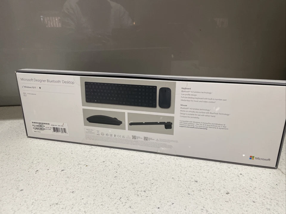 Microsoft Mouse Keyboard Designer Bluetooth 4.0 PC, MAC OS X, ANDROID, iOS - Image 3 of 4