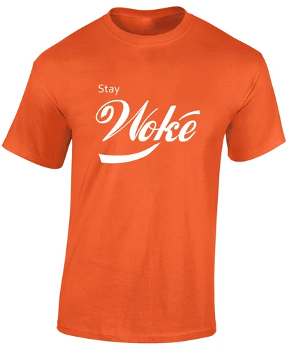 Stay Woke Funny Joke Design Top Comedy Sarcastic New Unisex T-Shirt - Picture 7 of 11