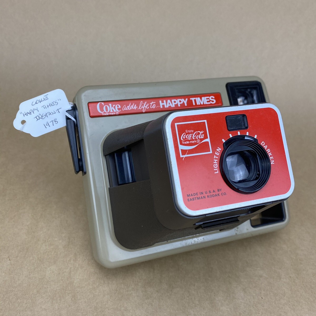 Coca Cola “Happy Times” Coke Kodak 1978 Instant Film Polaroid