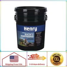 107 Asphalt Emulsion Sealer and Dampproofer Black Roof Coating 4.75 gal