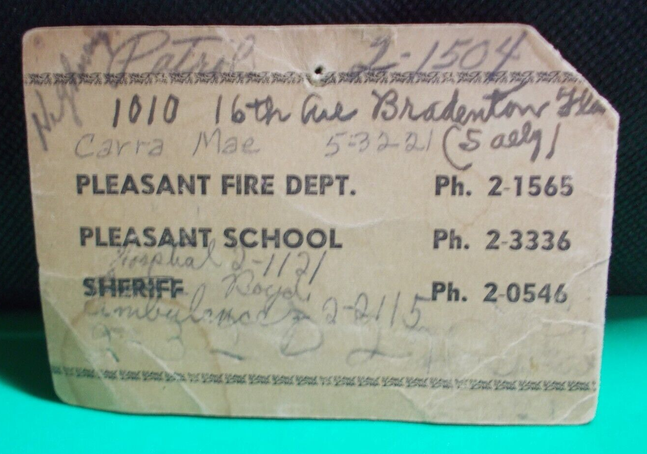 198511952 Marion Ohio Pleasant High School Pocket Schedule FREE