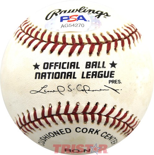 Béisbol Angelo Bertelli autografiado NL con inscripción ""Heisman 43" PSA - Notre Dame - Imagen 4 de 4