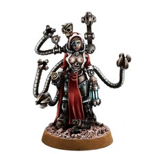 Wargame Exclusive Mechanic Adept Female Tech Priest with Tentacles 28mm
