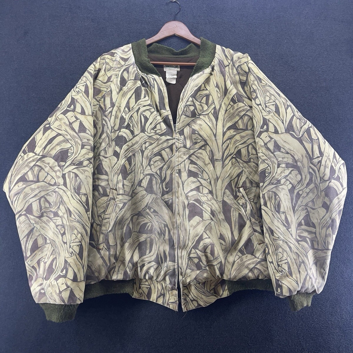VTG Original Cornfield Camo Men's 4XLarge Jacket Quilted VTG Original Cornfield Camo Men's 4XLarge Jacket Quilted